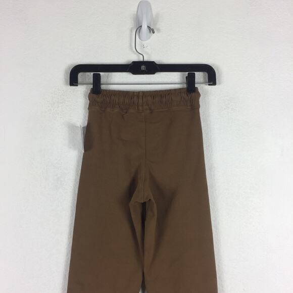 NWT Good American Brown Legging Size 0 Essential Comfy Tie Waist High Rise - Picture 11 of 13